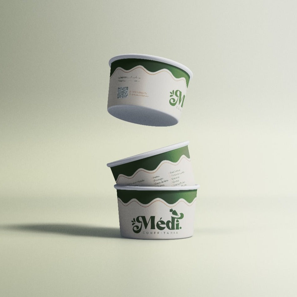 Pote Biodegradável Personalizado 120 ml