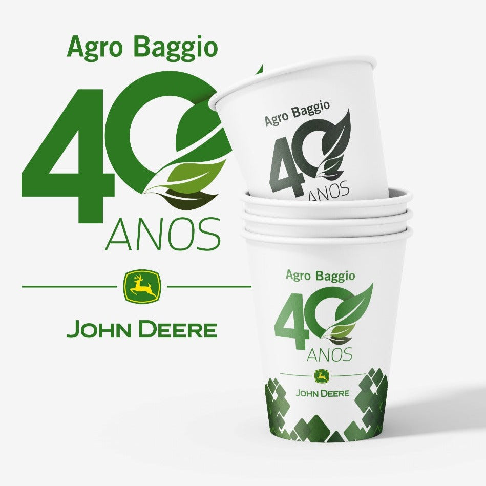 Copos Biodegradáveis Personalizados 300ml  - 10.000un