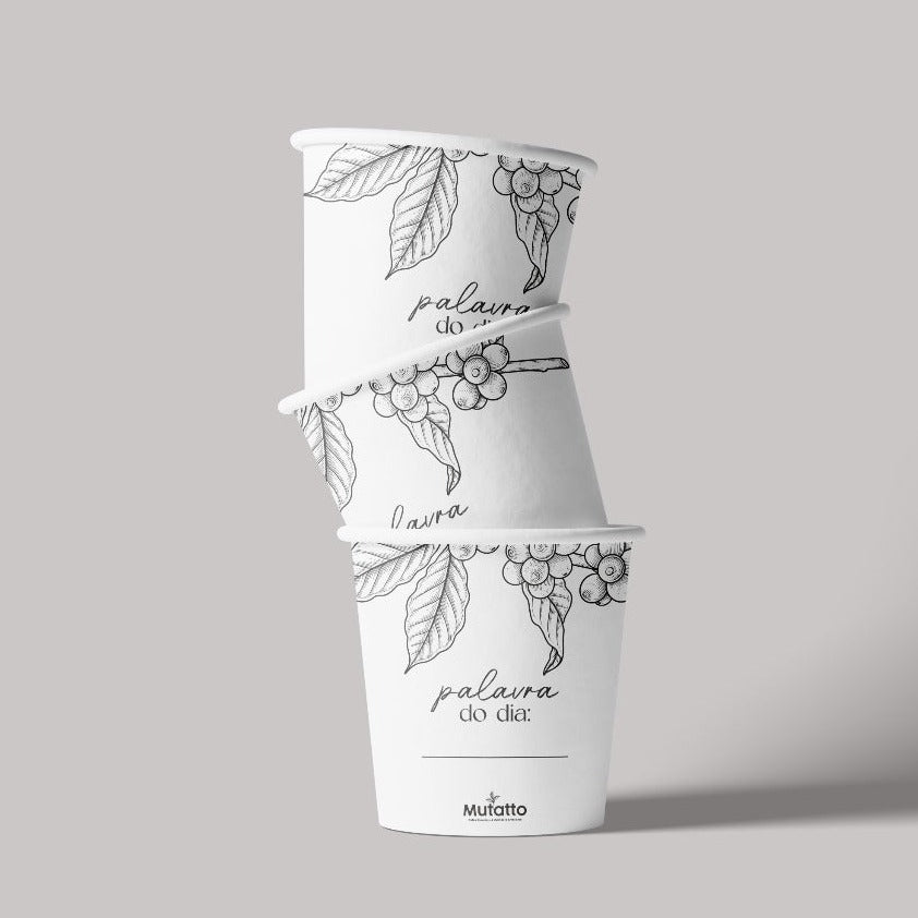 Copos Biodegradáveis Personalizados 60ml  - 10.000un