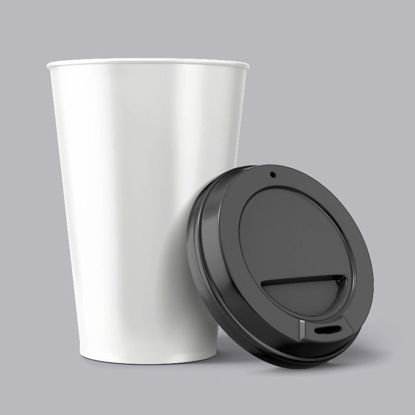 Tampa Cappuccino Branca Ou Preta Copo 330ml