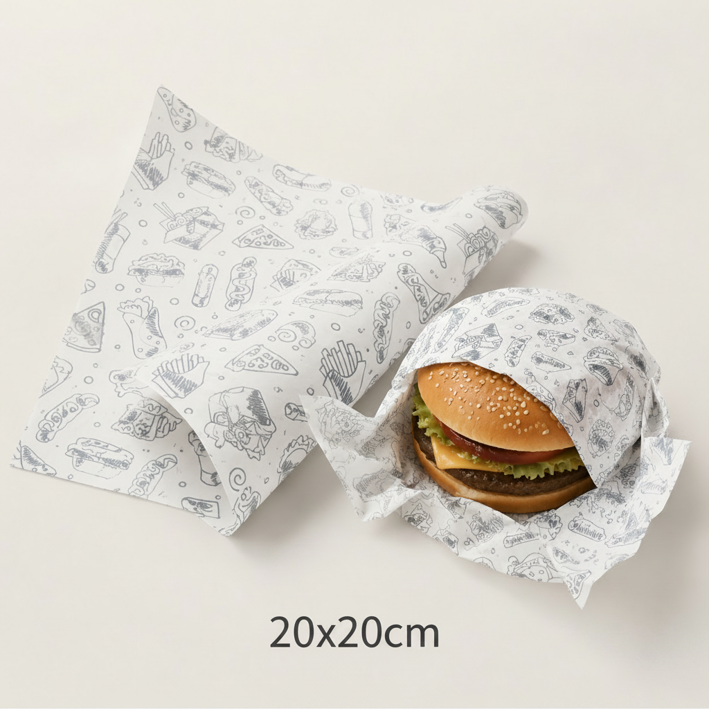 Papel Manteiga Personalizado 20x20cm