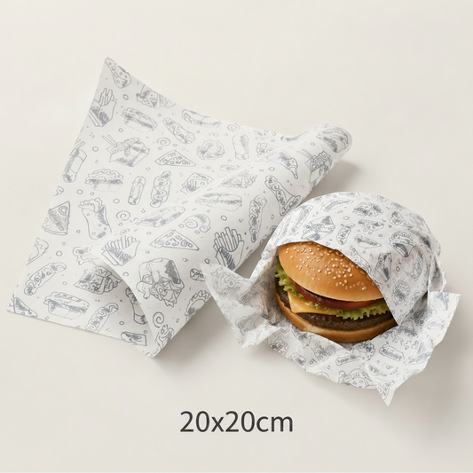 Papel Manteiga Personalizado 20x20cm