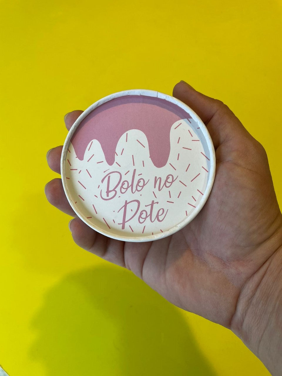 Tampa de Papel Encaixe Personalizado 500ml