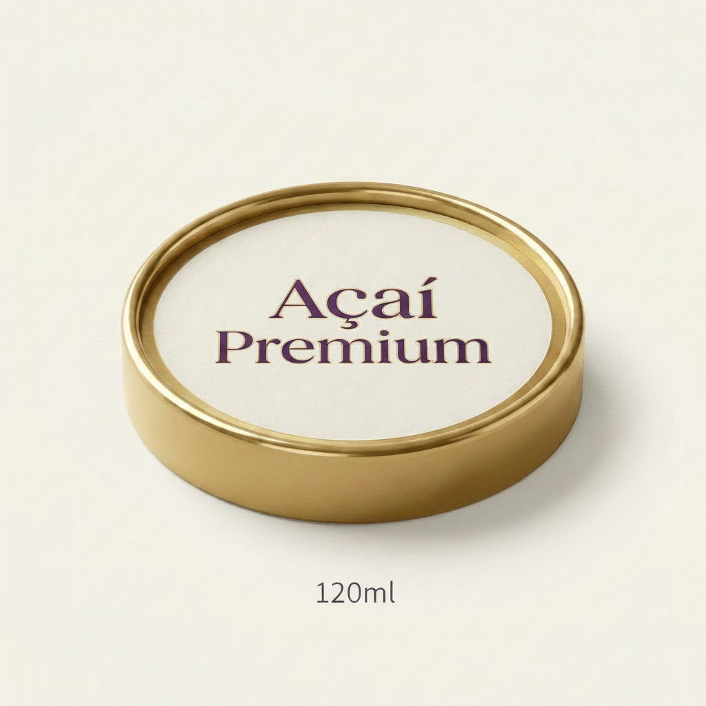 Tampa Biodegradavél Premium C/ BOPP Personalizada 120ml