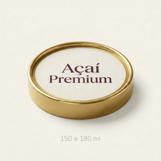 Tampa Biodegradavél Premium C/ BOPP Personalizada 150ml a 180ml