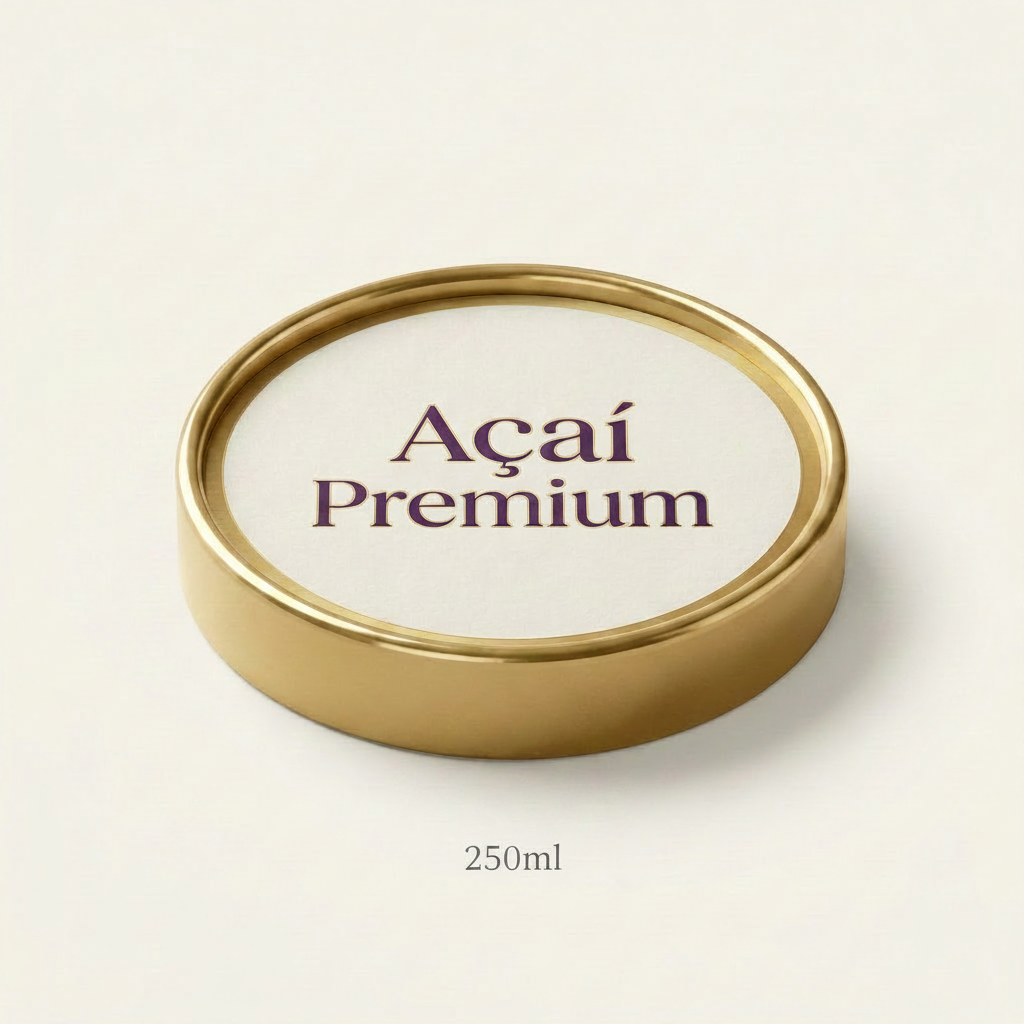 Tampa Biodegradavél Premium C/ BOPP Personalizada 250ml