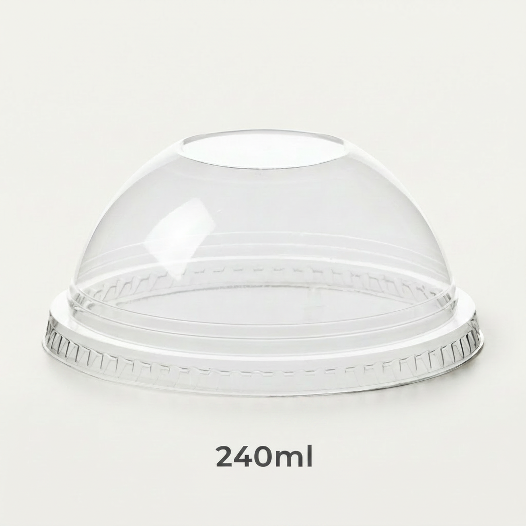 Tampa PET Bolha sem furo para Pote 240ml