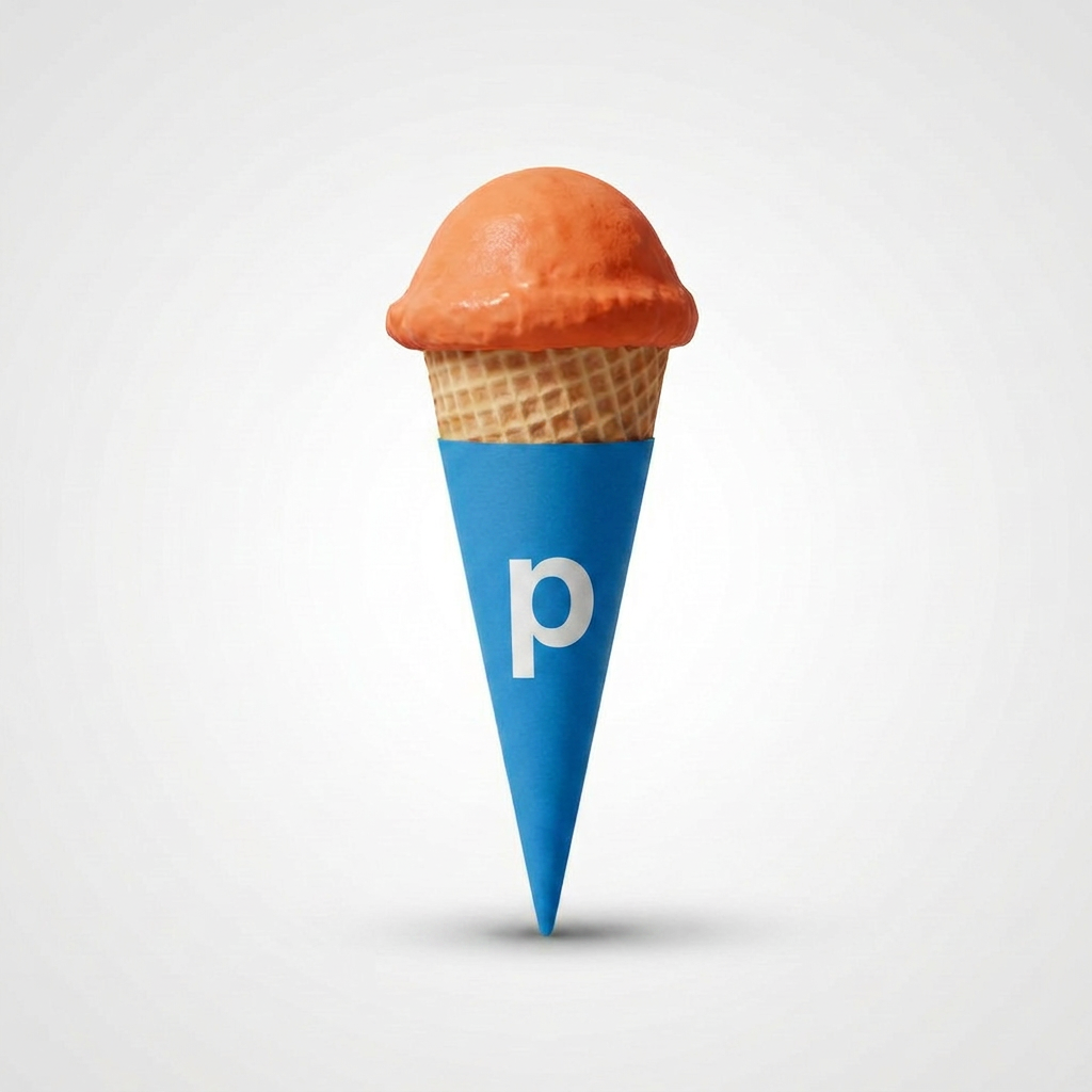 Cone para casquinha de sorvete catalogo - P
