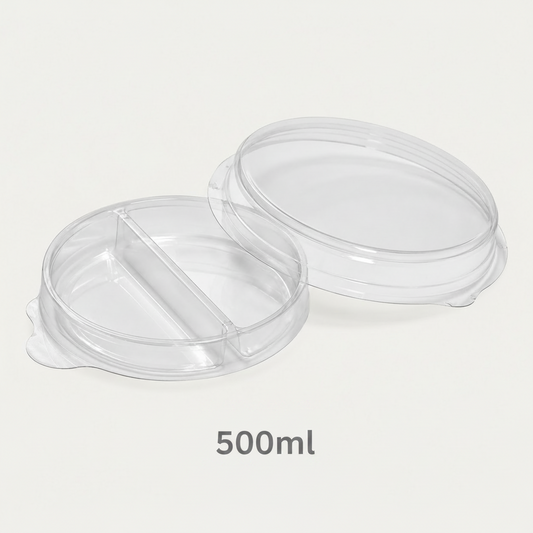 Tampa PET Com divisoria para 500 ML