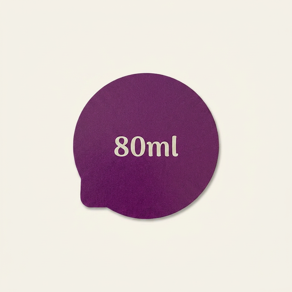 Tampa de Papel Selo Personalizado Pote 80ml