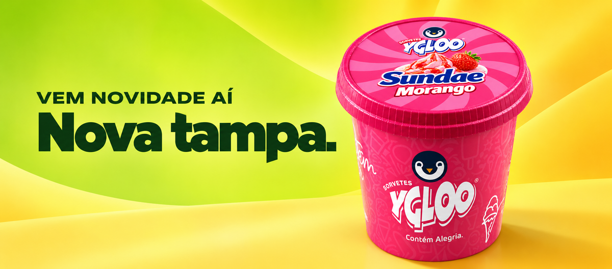 Vem novidade aí. Nova tampa.