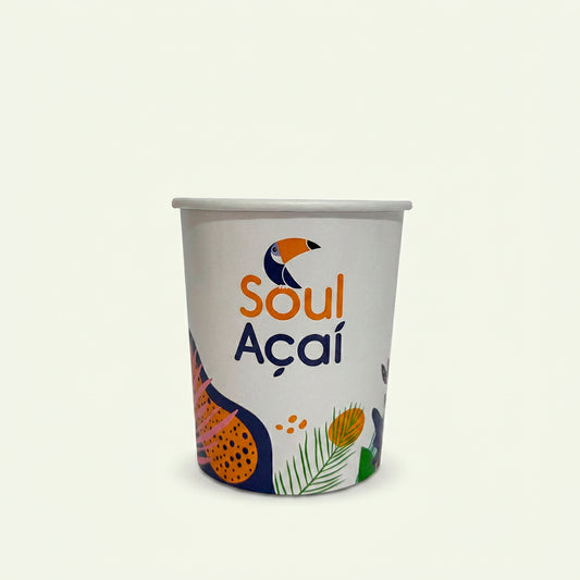 Pote de Papel Biodegradável Personalizado 1000 ml