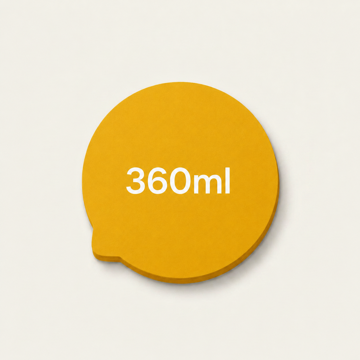 Tampa de Papel Selo Personalizado Pote 360ml