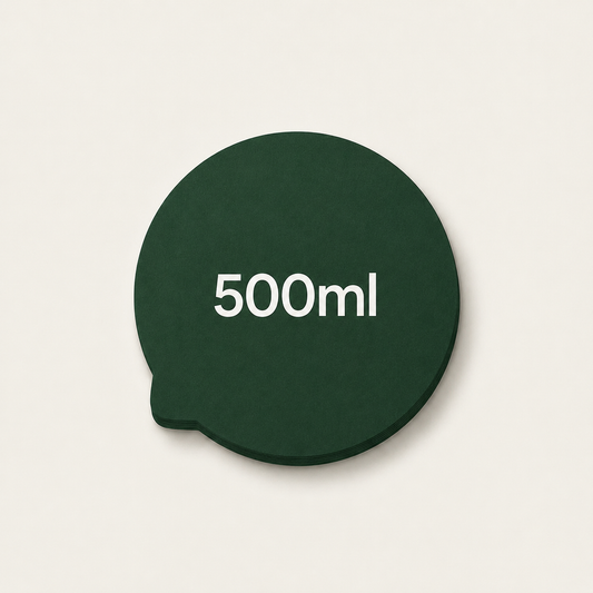 Tampa de Papel Selo Personalizado Pote 500ml