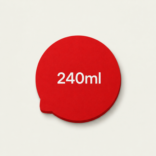 Tampa de Papel Selo Personalizado Pote 240ml