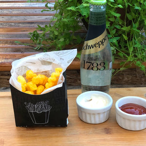 Embalagens de papel personalizadas para batata frita tipo MC - 1.000 un.