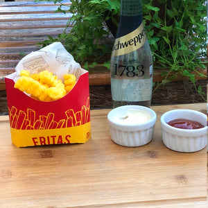Embalagens de papel personalizadas para batata frita tipo MC - 1.000 un.