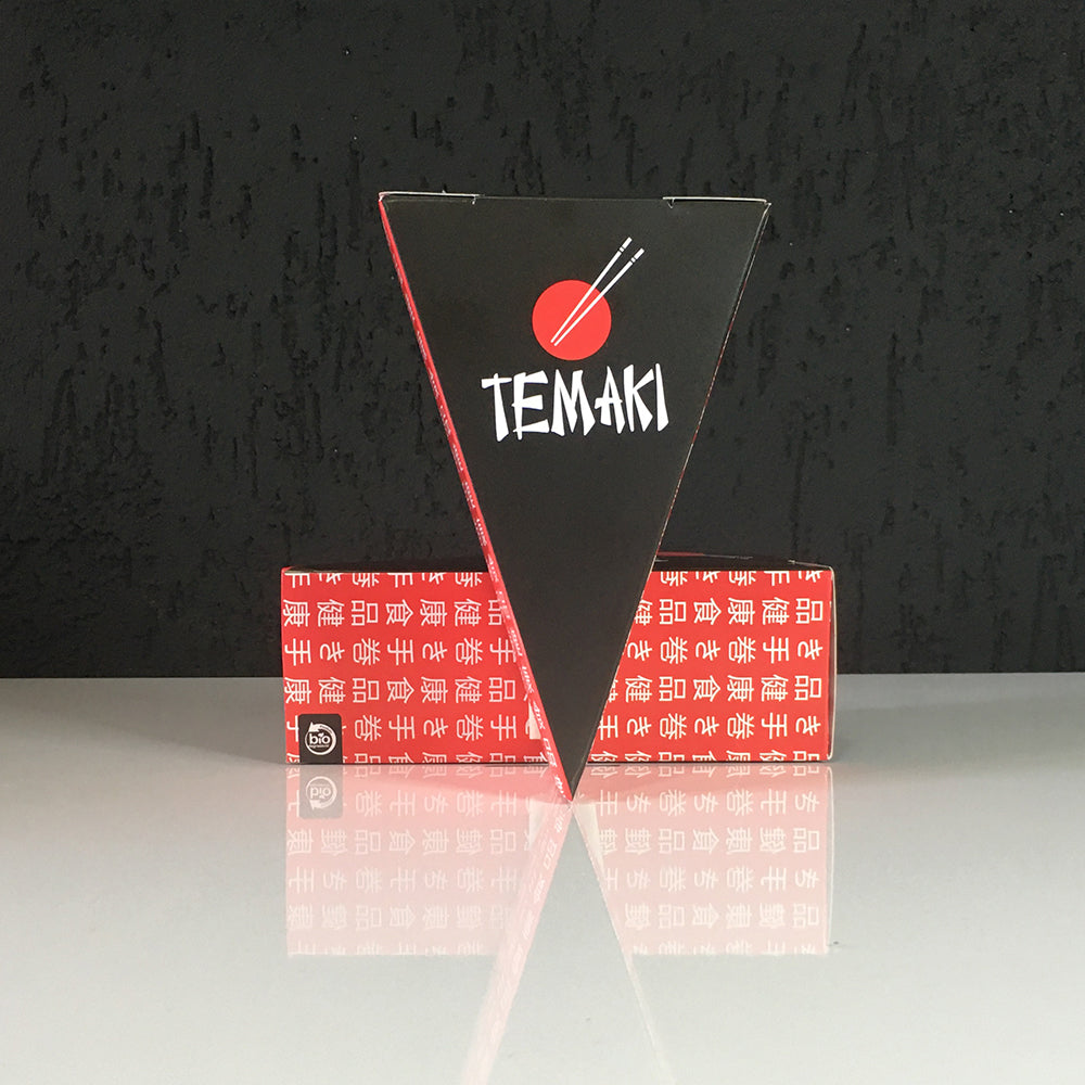 Embalagens de papel  personalizadas para temakis - 1.000 un.