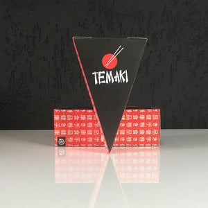 Embalagens de papel  personalizadas para temakis - 1.000 un.