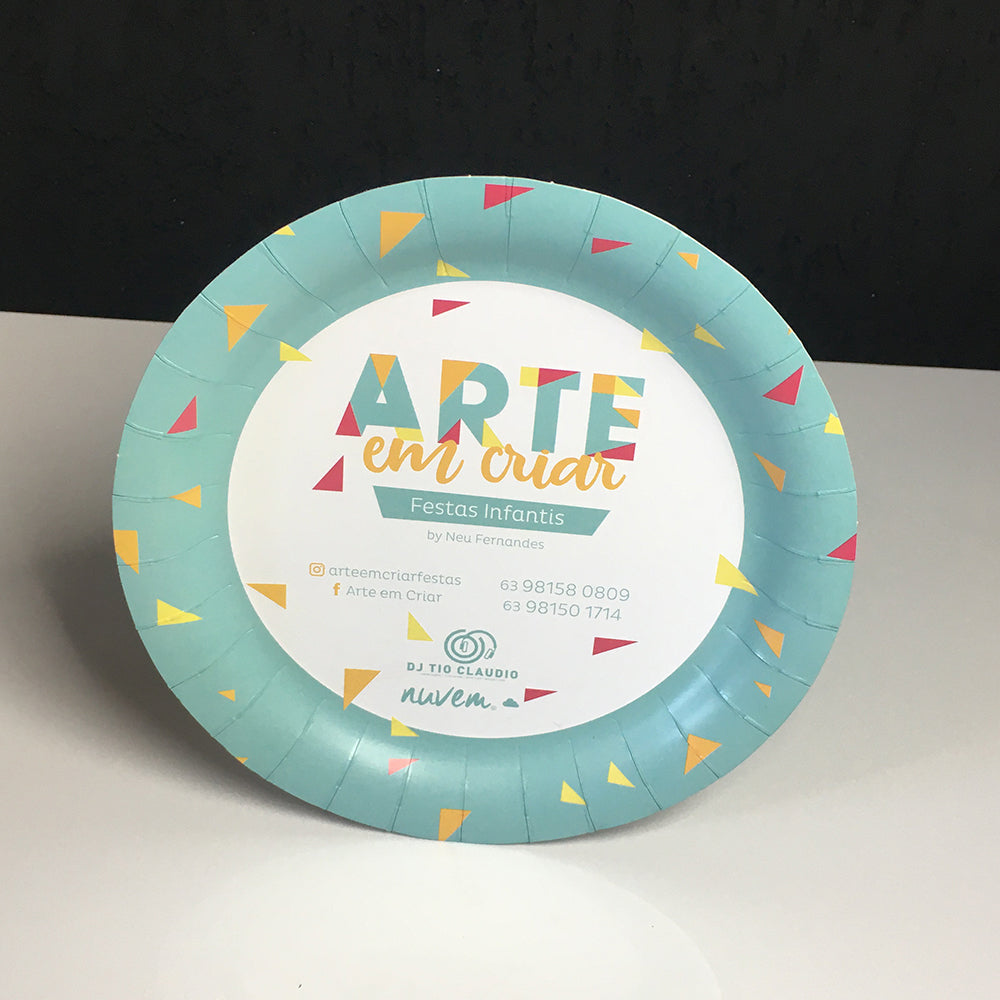 Prato Prato Personalizado 18cm